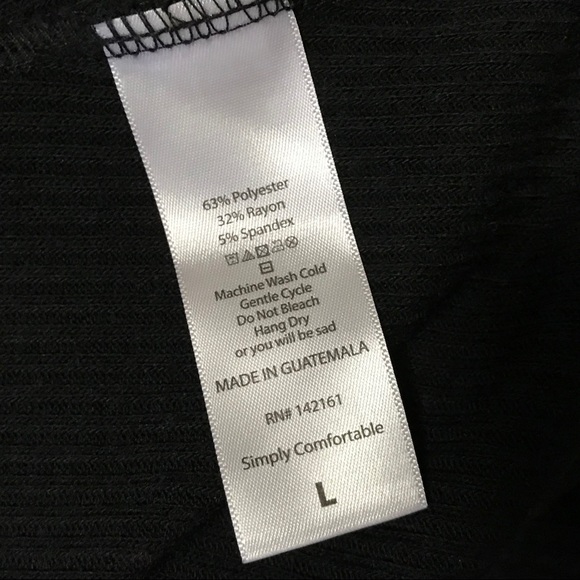 🚫SOLD🚫 LuLaRoe Black Ribbed Joy Duster Vest - Picture 7 of 7